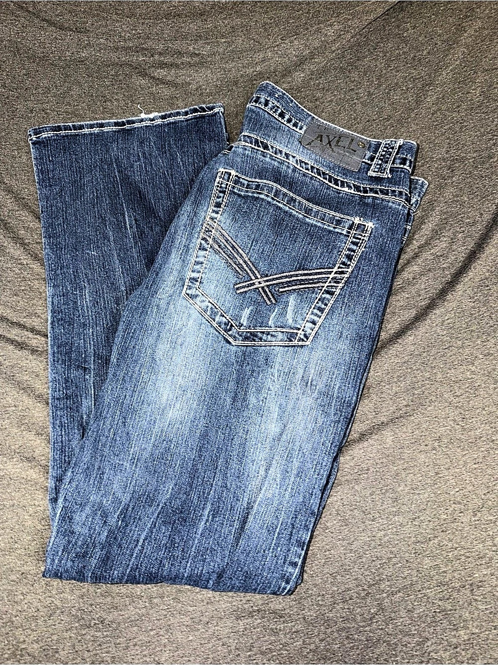 TK Axel Men's Bootcut Jeans Blue Waist 38 x L32